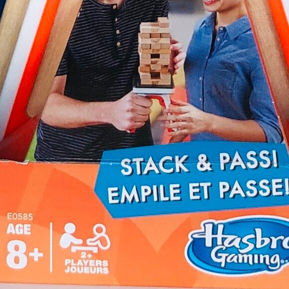 Jenga Pass Hasbro Stacking Games New in Box For Age 8+ - Picture 12 of 12